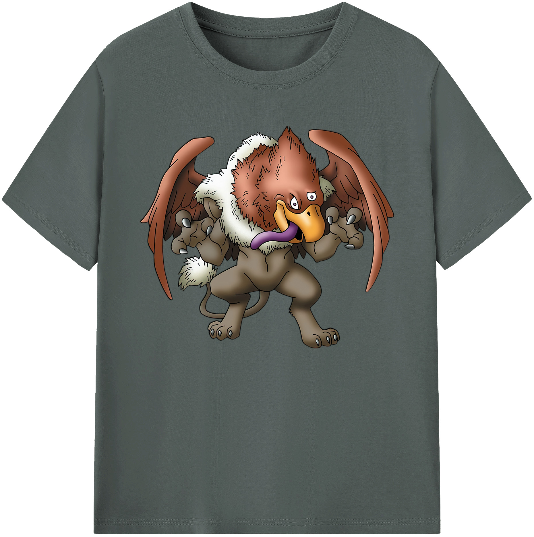 （画像用） ドラゴンクエスト Doragon Kuesuto Dragon Quest 綿100％ メンズ半袖Tシャツ｜肌触りやわらか＆通気性